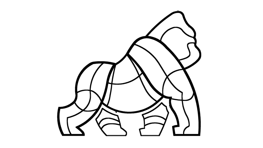 Trodak gorilla emblem